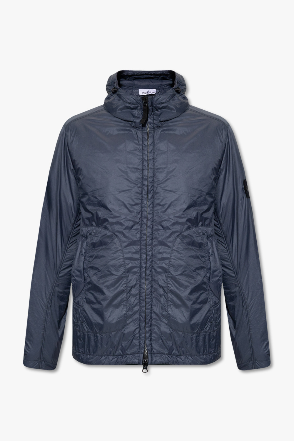 Navy blue outlet stone island jacket